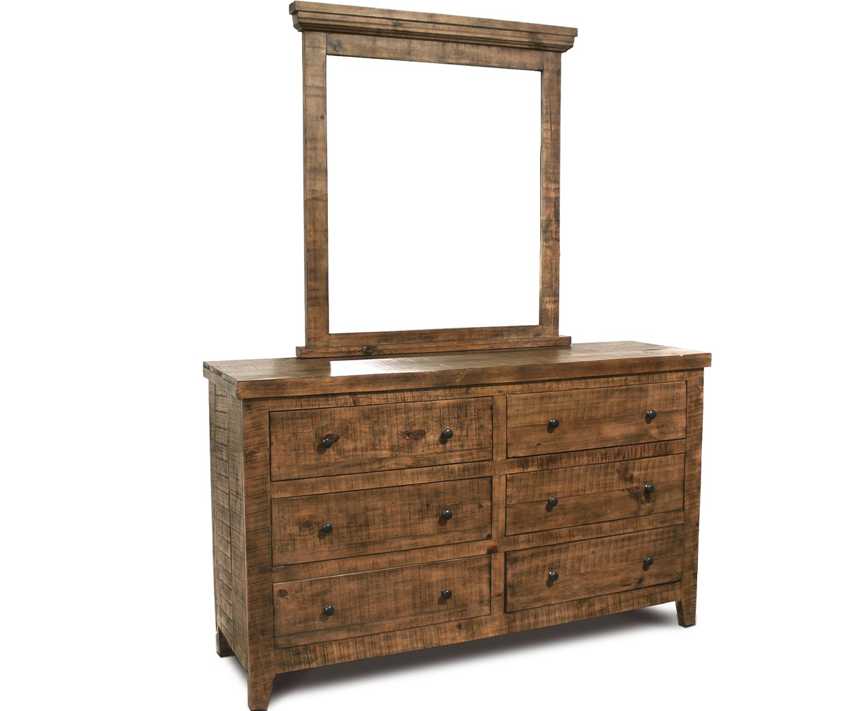 Horizon Home Furniture Pine Grove Dresser and Mirror